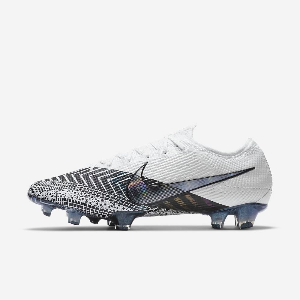 Crampon De Foot Nike Mercurial Vapor 13 Elite MDS FG Blanche 6539-748 White/Black/White Femme | TYX-11242087